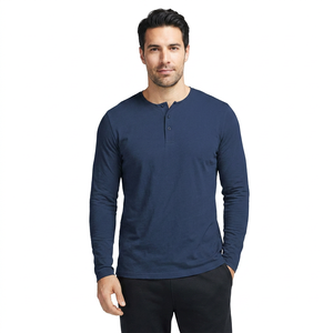 เสื้อไหมพรมแขนยาวคอกลมคุณภาพสูงราคาส่งสำหรับผู้ชาย - Product Image 1