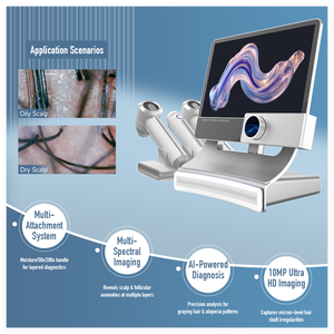 Máy phân tích da đầu 15 inch trichoscopy Máy phân tích tóc da đầu ai Máy phân tích da và da đầu lượng tử - Product Image 3