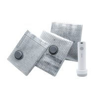 Lot de 9 sacs de rangement sous vide rechargeables sans fil pour vêtements, sacs de compression pour bagages de voyage