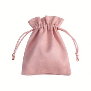 Bolsa de Embalaje de Joyería de Franela con Logotipo Personalizable, Bolsa de Almacenamiento para Auriculares de Teléfono Móvil, Reciclable al por Mayor para Collares y Relojes - Product Image 2
