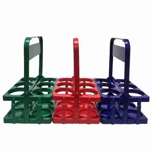 Porte-bouteilles de bière coloré pour le festival de la bière, avec <span class=keywords><strong>support</strong></span> pour 6 bouteilles en <span class=keywords><strong>plastique</strong></span>, porte-bouteilles de bière en <span class=keywords><strong>plastique</strong></span> - Product Image 3