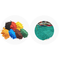 Paillis Chip Color Pigment Oxyde de fer Vert