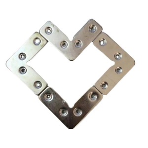 Support d'angle en aluminium Xiang Haotai à 4 trous en forme de L, connecteur renforcé pour meubles et armoires - Product Image 3