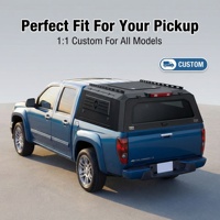 Toldo Retráctil Manual de Aleación de Aluminio con Caja Trasera y Cubierta Rígida para Jeep Gladiator Sport S 2020+ Work Truck