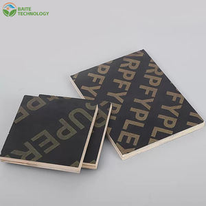 Coffrage en peuplier épaissi, écologique, noir et imperméable pour la construction de bâtiments de grande hauteur - Product Image 1