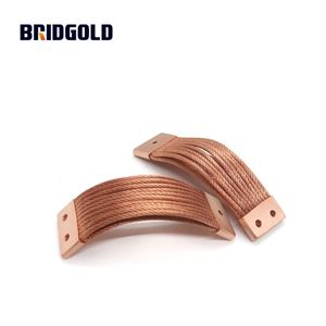 Busbar Đồng linh hoạt bện đồng dây đai nhiệt đồng dẫn điện <span class=keywords><strong>Flex</strong></span> liên kết Trần phẳng bện đồng dây đeo mặt đất cho hàng không vũ trụ - Product Image 3