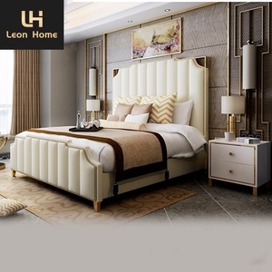 Offre Spéciale haute qualité moderne chambre meubles reine king size stockage <span class=keywords><strong>lit</strong></span> nordique - Product Image 1