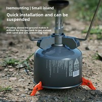 Support de réservoir de gaz magnétique triangulaire pour l'extérieur, support multifonctionnel léger, stabilisateur, accessoires de camping