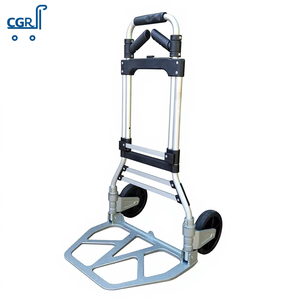 Carrello Pieghevole in Alluminio con Ruote TPR, Capacità di Carico 80KG, per Shopping e Attrezzi, Personalizzabile con Supporto OEM - Product Image 5