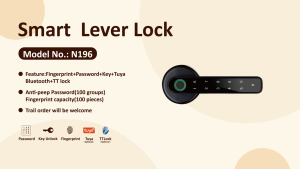 Cerradura inteligente de <span class=keywords><strong>huella</strong></span> digital con <span class=keywords><strong>la</strong></span> cerradura de <span class=keywords><strong>la</strong></span> puerta de <span class=keywords><strong>la</strong></span> palanca de <span class=keywords><strong>la</strong></span> manija de <span class=keywords><strong>la</strong></span> llave de emergencia - Product Image 2