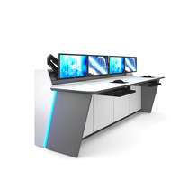 Meubles de salle de contrôle modernes sur mesure Kehua Fuwei, bureaux industriels, console de centre de commande avec acier inoxydable pour bureau à domicile
