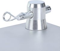 Plaque de base en alliage d'aluminium 6061 T6 pour structure de scène modulaire, support au sol antirouille et durable, composant pour la mise en place d'événements en intérieur