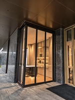 Puertas Comerciales de Vidrio Modernas y Personalizadas de Lujo con Acabado Premium para Hoteles, Villas, Centros Comerciales y Resorts de 5 Estrellas en el Medio Oriente