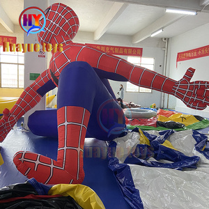 Tùy chỉnh bơm hơi khổng lồ Spiderman nhân vật hoạt hình Inflatable siêu anh hùng Inflatable Spider Man cho quảng cáo 3m - Product Image 3