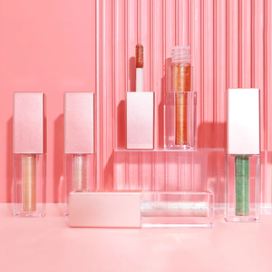 Водостойкие перламутровые жидкие тени для век с крупными блестками для сияния и осветления кожи, 3.8 г, Q504, косметика - Product Image 1