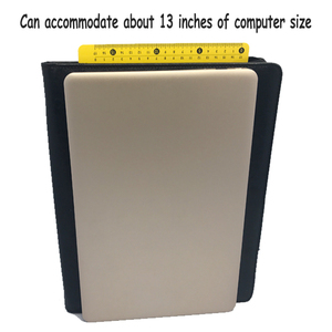 Hot Sale Executive Zippered Leather Documents Organizer Agenda/Portfolio File Folder With Letter-Size Notepad and Pockets - Product Image 5