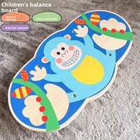 Tabla de Equilibrio de Madera CPC CE para Niños, Balancín, Equipo de Entrenamiento Sensorial, Tabla de Equilibrio para Coordinación Física de Niños Pequeños