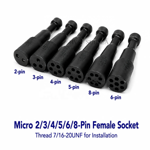 HYSF SUBSEA MCDC2F MCDC3F MCDC4F MCDC5F MCDC6F MCDC8F Conector Hembra Sumergible con Tapa Protectora - Product Image 1