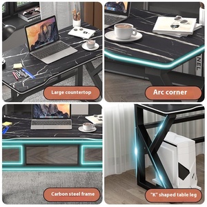 Đơn giản Internet cafe e-thể thao bảng cho nghiên cứu cho thuê nhà cho thuê Bàn máy tính k-chân hiện đại cho gia đình hoặc căn hộ - Product Image 3