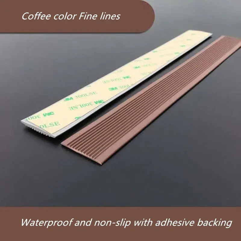 Strip Anti selip untuk tangga, Strip karet Pvc bentuk L Anti slip, Strip pelindung tepi Tangga Anti selip untuk tangga