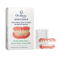 ORALHOE Kit de Prothèses Dentaires en Silicone Personnalisé : Sublimez votre Sourire avec Style et Confort, Matériau Agréable, Logo/Design Graphique sur Mesure