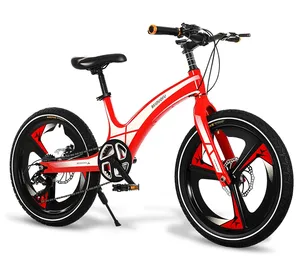 China lindo 3 hoja habla de aleación de magnesio niño bicicleta de montaña fabricante directo venta al por mayor 20 pulgadas de bicicleta de montaña 24"