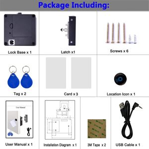 Cerradura Invisible NFC Oculta para Armarios y Cajones SIN ORIFICIO DE APERTURA - Product Image 2