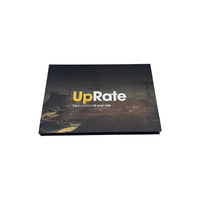 Brochure vidéo populaire avec écran LCD noir de 10,1 pouces, carte de vœux personnalisée pour la publicité d'entreprise