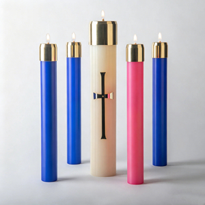 Velas <span class=keywords><strong>de</strong></span> <span class=keywords><strong>Adviento</strong></span> para quemar aceite, velas líquidas para iglesia, velas católicas para altar doméstico, velas cristianas <span class=keywords><strong>de</strong></span> parafina <span class=keywords><strong>de</strong></span> larga duración - Product Image 3