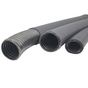JUWANTE <span class=keywords><strong>Conduit</strong></span> flexible corrugué en acier galvanisé ignifuge étanche aux liquides en PVC de 25 mm (1 pouce) à prix d'usine - Product Image 1