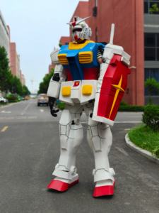 Disfraz de Mascota <span class=keywords><strong>Robot</strong></span> Unisex con Luz LED, de Poliéster, 2.7M de Altura, con Chaleco y Sujetador, Inspirado en Personajes de TV y Cine - ¡Gran Venta! - Product Image 3