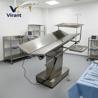 Mesa de Operaciones Veterinaria de Acero Inoxidable Personalizada Directo de Fábrica, Mesa Quirúrgica para Clínica Veterinaria y Hospital de Mascotas