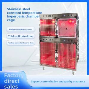 กรงสัตว์เลี้ยงแบบปรับได้สี่ช่องพร้อมฉนวนกันความร้อนอินฟราเรดและห้องออกซิเจนสำหรับโรงพยาบาล ห้องไอซียู ห้องตรวจติดตาม และเครื่องมือผ่าตัด - Product Image 5