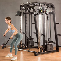 Offre Spéciale gratuit Squat banc presse support oiseau volant frais généraux Smith Machine Multi combiné musculation Gym équipement d'entraînement