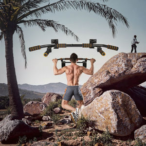 <span class=keywords><strong>PROMO</strong></span> New Indoor Gymnastics Wand stangen Eisen Schwarz Fitness Pull-up Klimmzug Rack Langlebiges Sport-und Unterhaltung produkt - Product Image 3