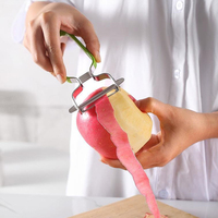Fabrieks-OEM groothandel keuken gadgets fruit- en groentegereedschap PP handvat roestvrij staal Y-vormige aardappel mango ui schiller