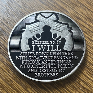 Moneta commemorativa da collezione della Forza Antiterrorismo USA, <span class=keywords><strong>Punisher</strong></span> of Evil, Ezechiel 25:17 - Product Image 4