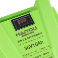 Baterai Lithium Ion portabel 36V 10ah, paket baterai Lithium Ion daya kuat pelepasan sendiri rendah untuk peralatan pertanian