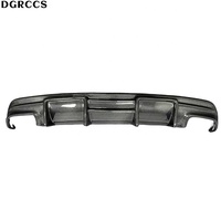 Diffuseur de pare-chocs arrière en fibre de carbone de style FD pour Mercedes-Benz CLA W117 C117 2013-2019 avec installation facile