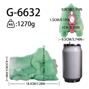 เครื่องช่วยสำเร็จความใคร่ชายแบบสองช่องทาง รุ่น G6632 แฟนตาซี ทำจากซิลิโคนแบบพกพา ครึ่งตัว  วัสดุซิลิโคนนุ่ม รับผลิตแบบ OEM ODM ขายส่ง - Product Image 5