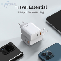 Chargeur USB 65W PD, charge rapide intelligente QC3.0, tête de charge pour ordinateur portable et téléphone portable, charge rapide universelle Gan avec protection OVP