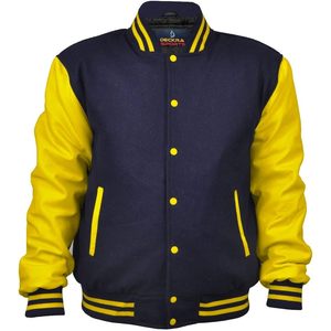 Chaqueta Varsity para Hombre, Mezcla de Lana, Estilo Universitario, Preppy, para Otoño - Product Image 1