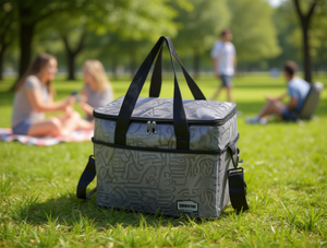 Bolsa Térmica Multifuncional de Mano y Bandolera, Tamaño Grande, de Nailon, Accesorio Deportivo para Exteriores - Product Image 2