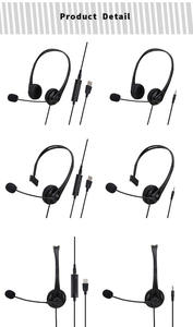 Micro-casque USB professionnel à réduction de bruit, supra-auriculaire, pour centre d'appels, examens en ligne et <span class=keywords><strong>communication</strong></span> sur PC - Product Image 4