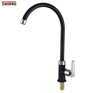 SANIPRO Cheaper Modern Factory OEM Brass Body Single Cold Kitchen Faucet