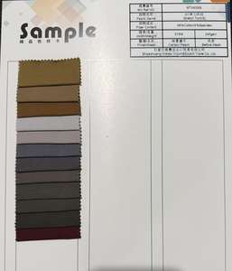 เสื้อโค้ทกางเกงสำหรับผู้ชายและผู้หญิงผ้าฝ้ายยืดได้ผ้าสแปนเด็กซ์ทอลายทแยงสีทราย245GSM - Product Image 3