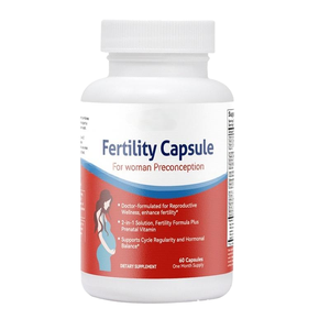 Cápsulas de Fertilidad Femenina, Suplementos Herbales Orgánicos Naturales para el Apoyo Inmunológico y la Fertilidad, 60 Unidades, No Apto para Mujeres Embarazadas, OEM - Product Image 1