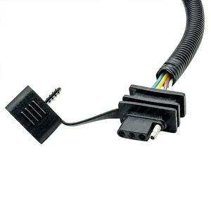 Arnés de Cableado Personalizado para Jeep, Conector Plano SAE de 4 Pines para Remolque, 1.5 M, 12 V, Uso Automotriz, Aislamiento de PVC con Núcleo de Cobre IP65 - Product Image 2