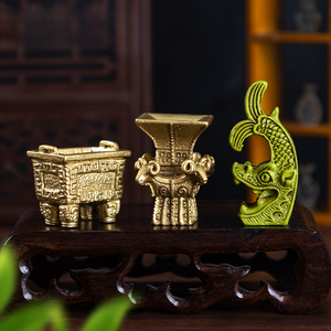 Ensemble d'artefacts miniatures du <span class=keywords><strong>musée</strong></span> Sanxingdui pour la décoration de micro-paysages, la décoration de bureau et la décoration intérieure - Product Image 3