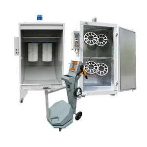 Powder Coating Machine with Powder Coating Booth and Oven System